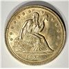 Image 1 : 1839 SEATED QUARTER, CH BU