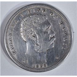 1883 HAWAII HALF DOLLAR, XF