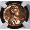 Image 2 : 1966 SMS LINCOLN CENT NGC MS68RD