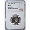 Image 1 : 1966 SMS WASHINGTON QTR NGC MS68