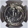 Image 3 : 1966 SMS WASHINGTON QTR NGC MS68