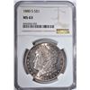 Image 1 : 1880-S MORGAN DOLLAR, NGC MS-63