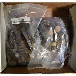 20 POUNDS WELL MIXED FOREIGN COINS