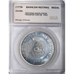 BASHLOW RESTRIKE MEDAL ( GOLDINE ) SEGS CERTIFIED