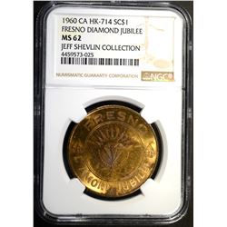 1960 CA HK-714 SO CALLED DOLLAR, NGC MS-62