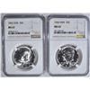 Image 1 : 1965 & 66 SMS KENNEDY HALF DOLLARS, NGC MS-67