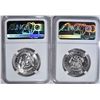 Image 2 : 1965 & 66 SMS KENNEDY HALF DOLLARS, NGC MS-67
