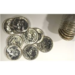 BU ROLL OF 1955-D WASHINGTON QUARTERS