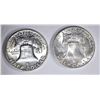 Image 3 : BU ROLL 1958-D FRANKLIN HALF DOLLARS