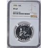 Image 1 : 1955 FRANKLIN HALF DOLLAR, NGC PF-67