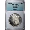 Image 1 : 1880-S MORGAN DOLLAR, EMGC SUPERB GEM BU DPL