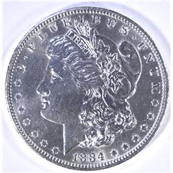 1884-O MORGAN DOLLAR CH BU CLEANED