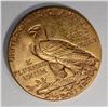 Image 2 : 1909 $2 1/2 GOLD INDIAN HEAD  CH BU