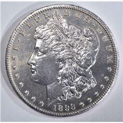 1893-CC MORGAN DOLLAR  CH BU