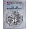 Image 1 : 2017 AMERICAN SILVER EAGLE PCGS MS70