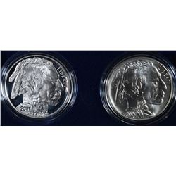 2001 AMERICAN BUFFALO PF & UNC COMMEM DOLLARS