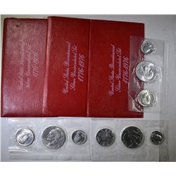 6-1976 40% SILVER BICENTENNIAL UNC SETS: