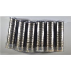 6-ROLLS FULL DATE CIRC BUFFALO NICKEL ROLLS