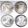 Image 1 : 2000, 01, 02 & 03 BU AMERICAN SILVER EAGLES