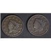 Image 1 : 1817 & 1831 LARGE CENTS FINE