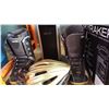 Image 3 : BIONAIRE TOWER FAN, SNOWBOARD BOOTS, AND BIKE HELMET