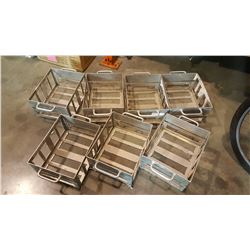 7 ALUMINUM BASKETS