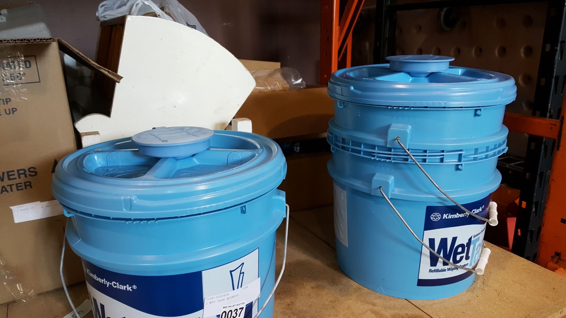 Wet Task Container 3 WET TASK BUCKETS AND ESTATE GOODS