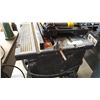 Image 2 : 8" DIRECT DRIVE SEARS PORTABLE TABLE SAW W/ STAND AND POWER FIST BRAD NAILER IN BLACK CASE