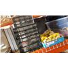 Image 1 : 2 HARDWARE ORGANIZERS AND TRAY OF VARIOUS FUSES