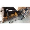 Image 1 : ROLLING BLACK METAL RACK