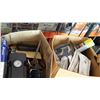 Image 2 : TWO BOXES OF VINTAGE TOOLS HEAVY CHAIN AND SHOP SUPPLIES
