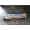 Image 2 : 4 X 7 BLUE HAND KNOTTED FRINGE CARPET