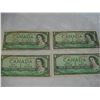 Image 1 : 4 CANADIAN 1 DOLLAR BILLS