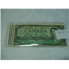 Image 3 : 4 CANADIAN 1 DOLLAR BILLS