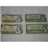 Image 1 : 4 CANADIAN 1 DOLLAR BILLS