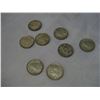 Image 3 : 8 KING GEORGE 6 SILVER DIMES