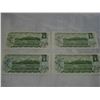 Image 2 : 4 CANADIAN 1 DOLLAR BILLS