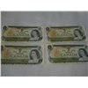 Image 1 : 4 CANADIAN 1 DOLLAR BILLS