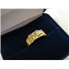 Image 2 : 18K GOLD RING W/ .36 CARAT DIAMOND - APPRAISAL $6010