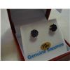 Image 2 : 10KT SAPPHIRE EARRINGS