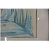 Image 2 : SIGNED WATER COLOUR 1951 BY M.V. LANSICT