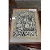 Image 1 : 17TH CENTURY STYLE SATIRICAL BRITISH ENGRAVING ON PAPER