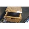 Image 2 : WICKER 3 DRAWER NIGHTSTAND