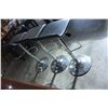 Image 2 : THREE GASLIFT BLACK AND CHROME BARTSTOOLS