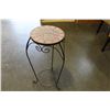 Image 1 : OUTDOOR IRON TABLE