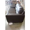 Image 2 : MODERN BROWN LEATHER HIDE-A-BED