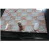 Image 2 : MARBLE CHESS SET IN BOX