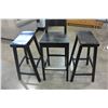 Image 1 : THREE WOOD STOOLS