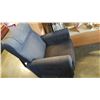 Image 2 : MORDERN GREY UPHOLSTERED RECLINING ARM CHAIR