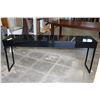 Image 1 : LONG BLACK SOFA TABLE